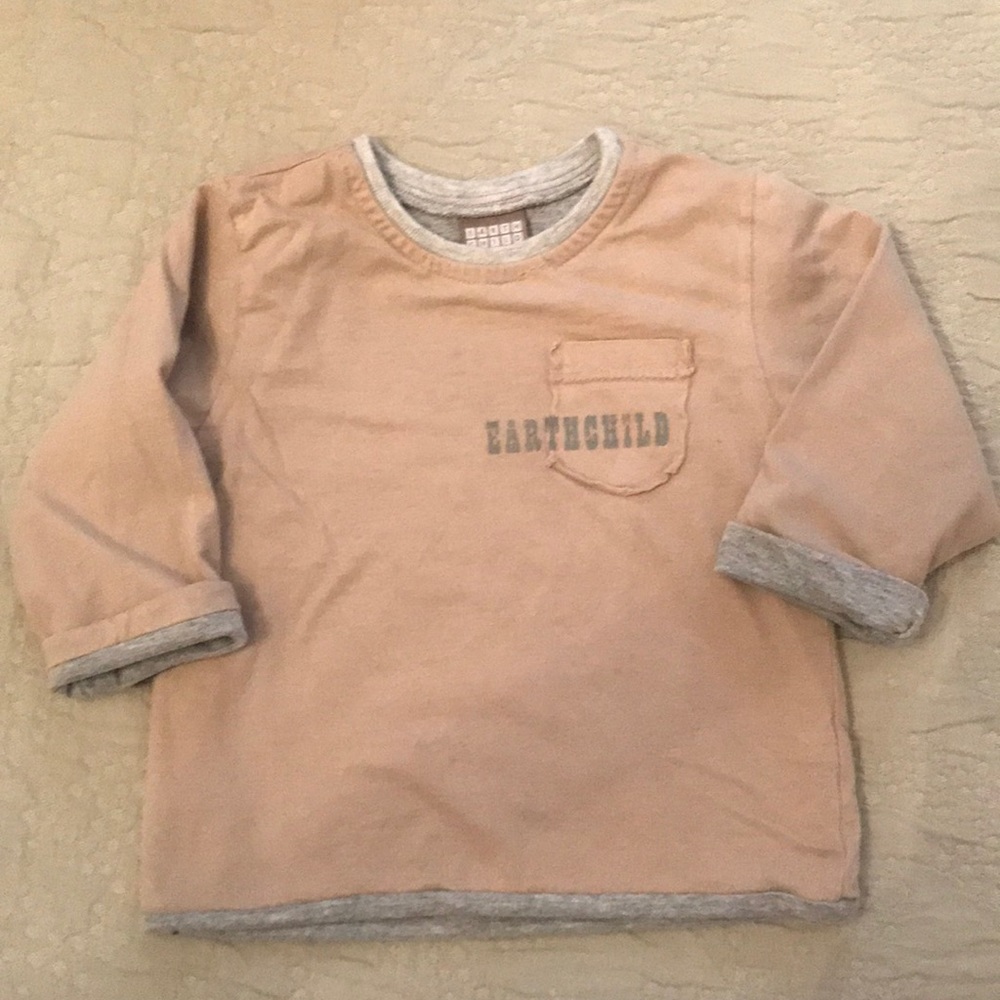 Earthchild long sleeve T-shirt 6-12 months